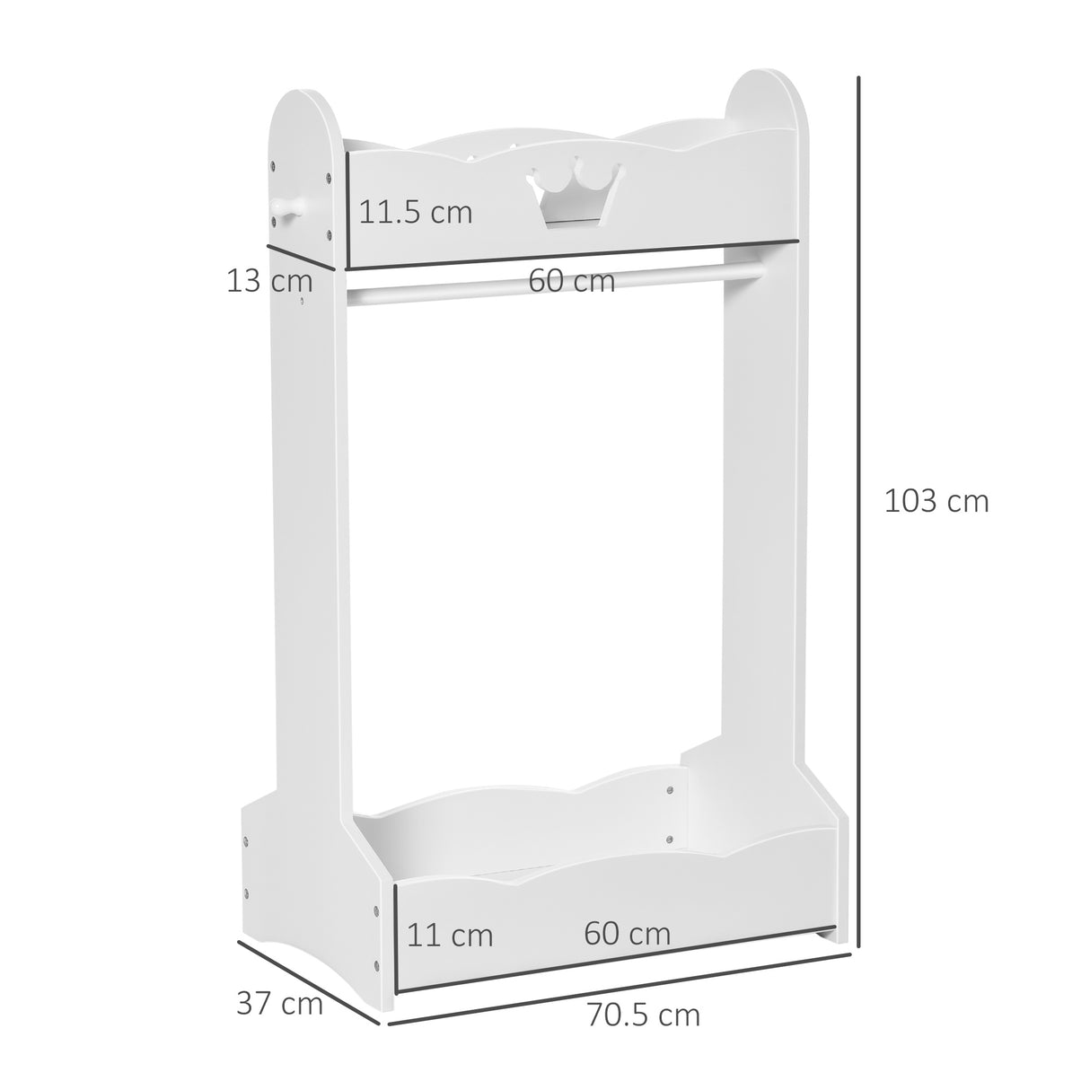 immagine-3-easycomfort-easycomfort-appendiabiti-per-bambini-con-ripiani-e-ganci-laterali-arredamento-per-cameretta-in-legno-70-5x37x103cm-bianco