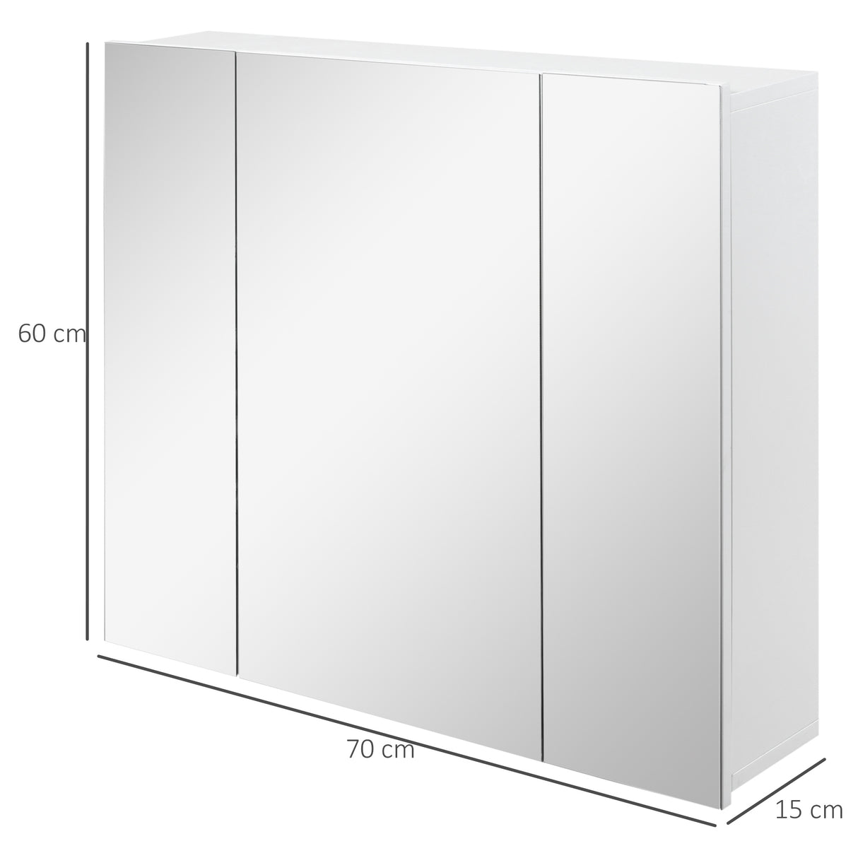 immagine-3-easycomfort-easycomfort-armadietto-bagno-con-3-ante-specchiate-e-ripiani-regolabili-70x15x60cm-bianco