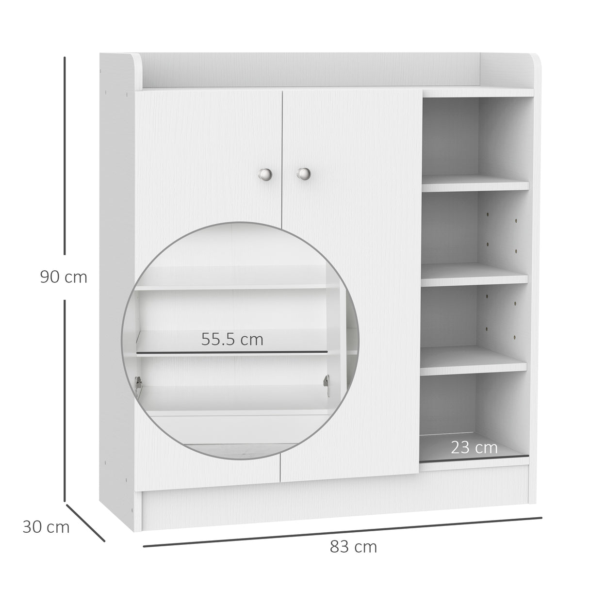 immagine-3-easycomfort-easycomfort-armadio-scarpiera-bianca-salvaspazio-e-moderna-in-legno-per-12-paia-di-scarpe-4-ripiani-aperti-83-x-30-x-90cm-bianca-ean-8054111846875