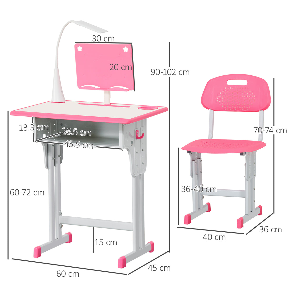 immagine-3-easycomfort-easycomfort-banco-scuola-con-sedia-per-bambini-6-12-anni-altezza-regolabile-lampada-led-leggio-e-portapenne-acciaio-e-mdf-rosa