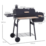 immagine-3-easycomfort-easycomfort-barbecue-a-carbone-con-coperchio-e-affumicatore-bbq-da-giardino-con-ripiani-e-ruote-124x53x104-cm-nero