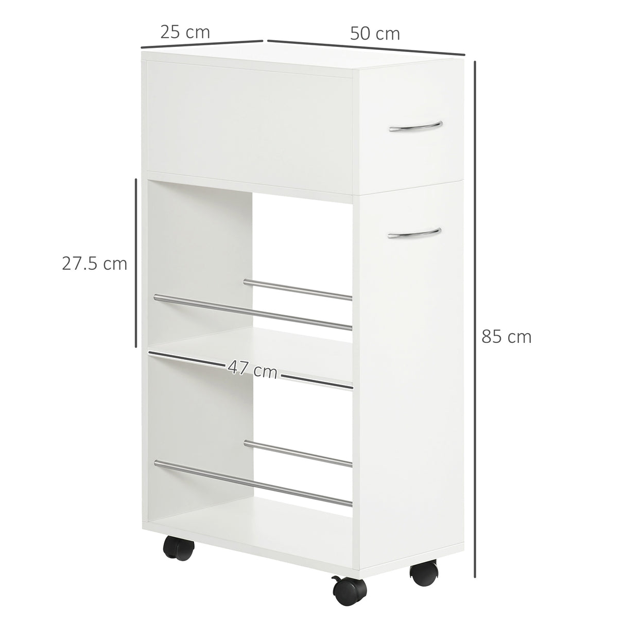 immagine-3-easycomfort-easycomfort-carrello-da-cucina-in-truciolato-e-acciaio-inox-con-2-ripiani-aperti-cassetto-estraibile-e-parapetti-25x50x85-cm