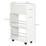 immagine-3-easycomfort-easycomfort-carrello-da-cucina-in-truciolato-e-acciaio-inox-con-2-ripiani-aperti-cassetto-estraibile-e-parapetti-25x50x85-cm