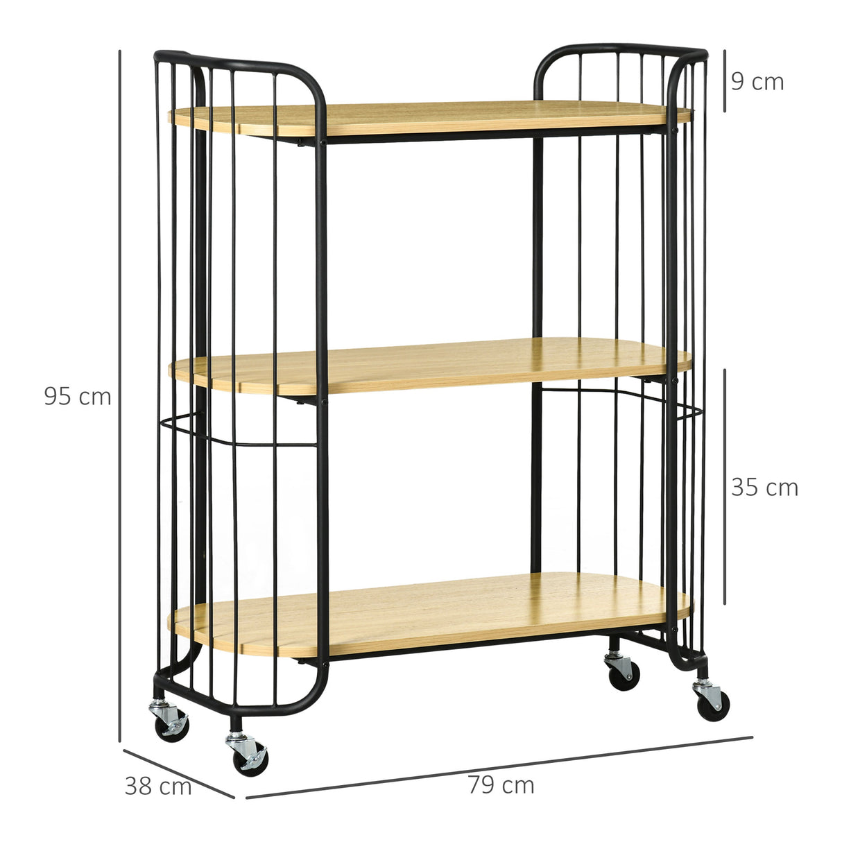 immagine-3-easycomfort-easycomfort-carrello-da-cucina-multiuso-a-3-livelli-in-truciolato-e-acciaio-con-maniglia-e-4-ruote-79x38x95-cm