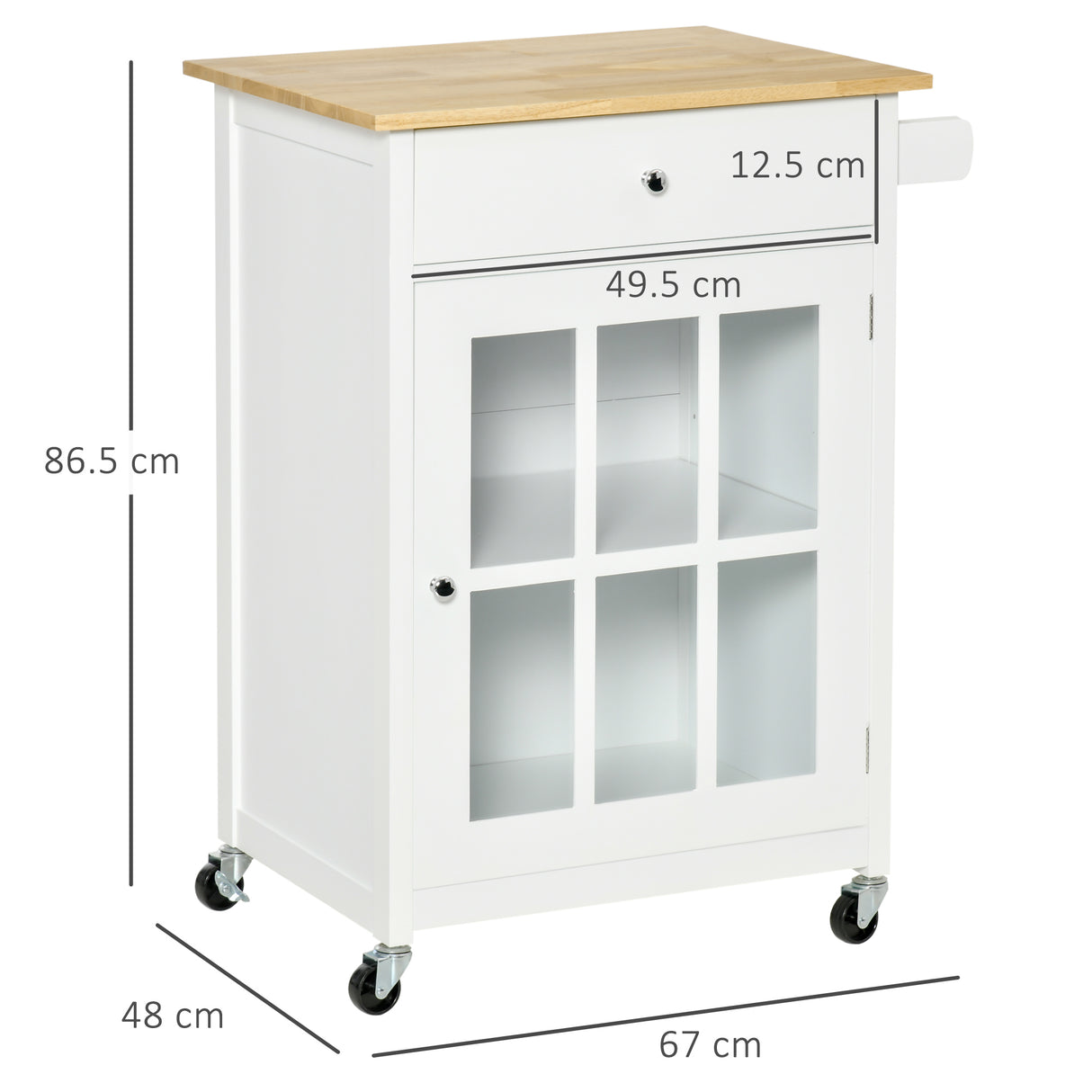 immagine-3-easycomfort-easycomfort-carrello-da-cucina-multiuso-con-4-ruote-in-legno-bianco-67x48x86-5cm