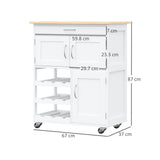 immagine-3-easycomfort-easycomfort-carrello-portavivande-carrellino-per-cucina-in-legno-bianco-con-portabottiglie-1-cassetto-e-3-antine-67x37x87cm