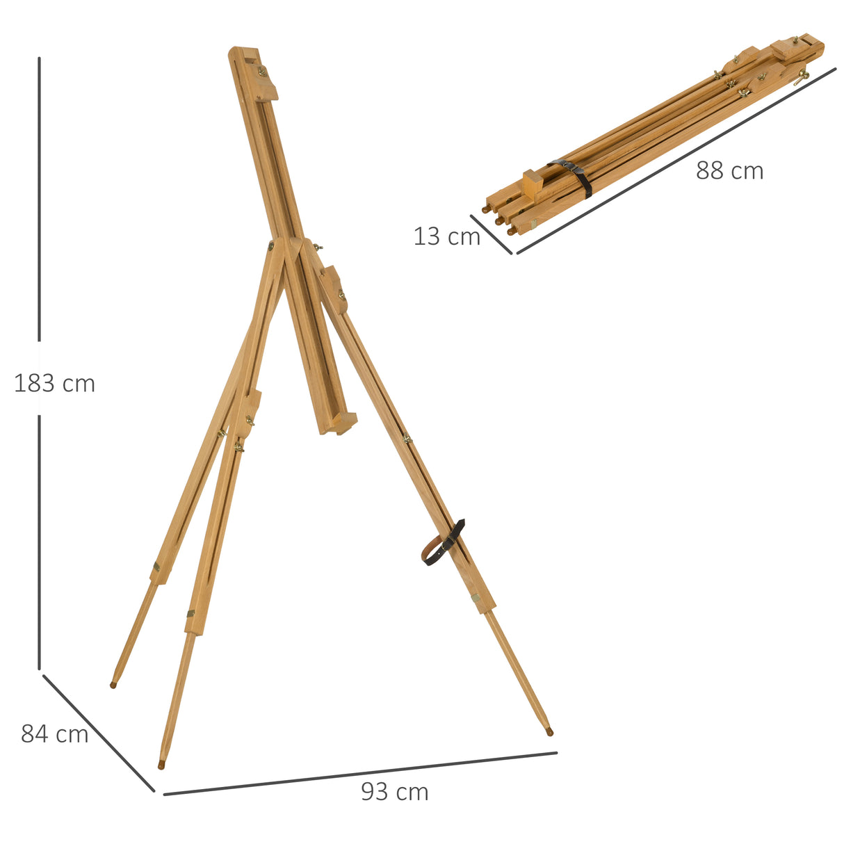 immagine-3-easycomfort-easycomfort-cavalletto-per-pittura-salvaspazio-in-legno-di-faggio-con-altezza-e-angolazione-regolabile-93x84x183-cm