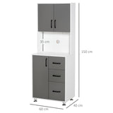 immagine-3-easycomfort-easycomfort-credenza-alta-da-cucina-con-design-moderno-madia-mobile-buffet-in-legno-bianco-e-grigio-60x40x160cm