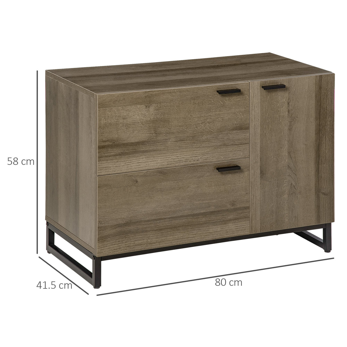 immagine-3-easycomfort-easycomfort-credenza-moderna-per-salotto-o-cucina-mobiletto-multiuso-in-legno-e-metallo-con-2-cassetti-e-armadietto-80x41-5x58cm