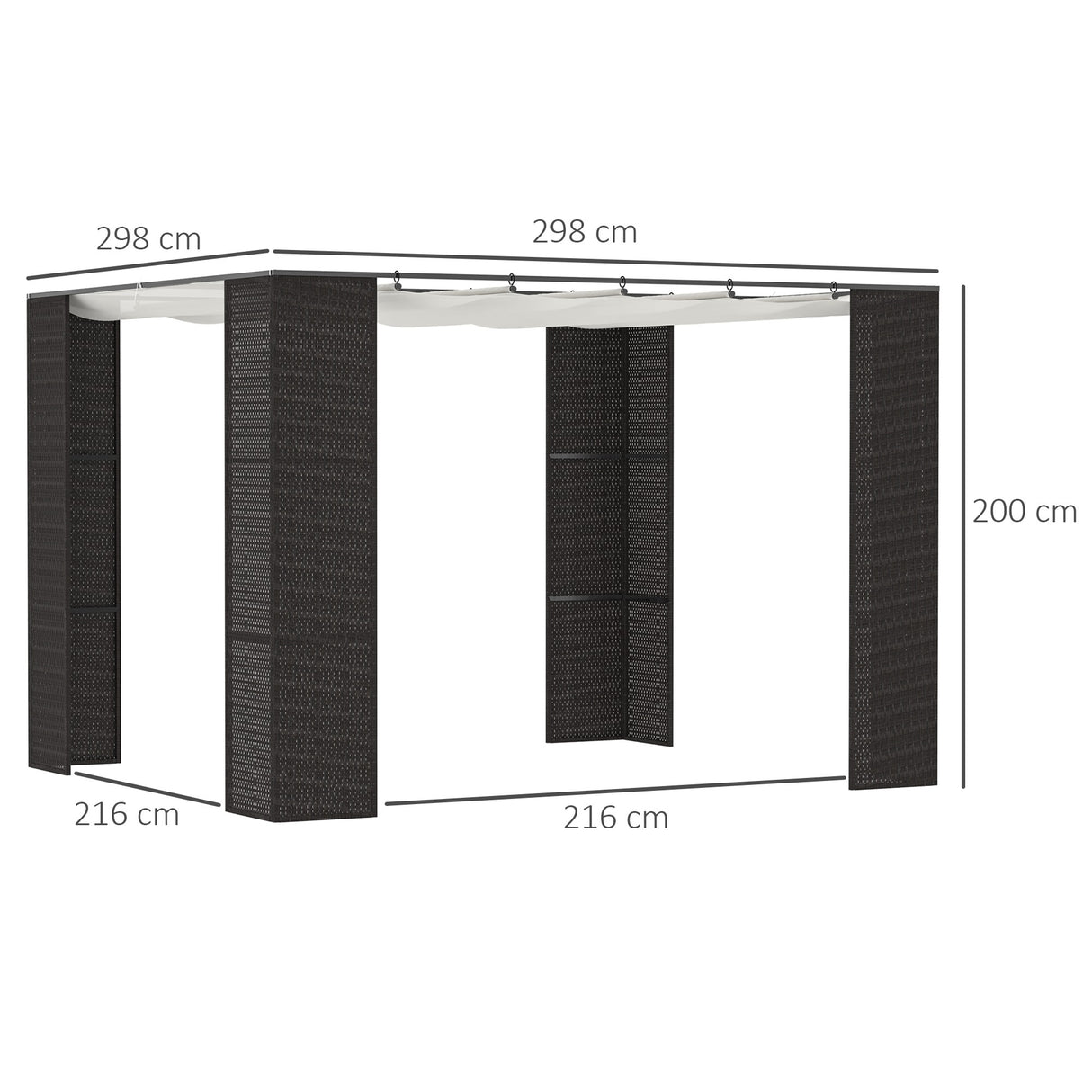 immagine-3-easycomfort-easycomfort-gazebo-pergola-da-giardino-3x3m-con-tenda-scorrevole-struttura-in-metallo-e-rattan-pe-nero