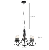 immagine-3-easycomfort-easycomfort-lampadario-a-soffitto-stile-rustico-acciaio-intrecciato-nero-con-5-candelieri-regolabili-e-pieghevoli-58-x-45cm-ean-8054144136028