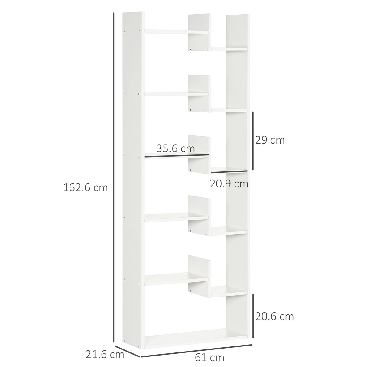 immagine-3-easycomfort-easycomfort-libreria-moderna-a-6-livelli-con-11-scaffali-aperti-per-studio-e-soggiorno-61x23x162-6-cm-bianco