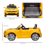 immagine-3-easycomfort-easycomfort-macchina-elettrica-per-bambini-12v-marchio-chevrolet-camaro-con-telecomando-giallo