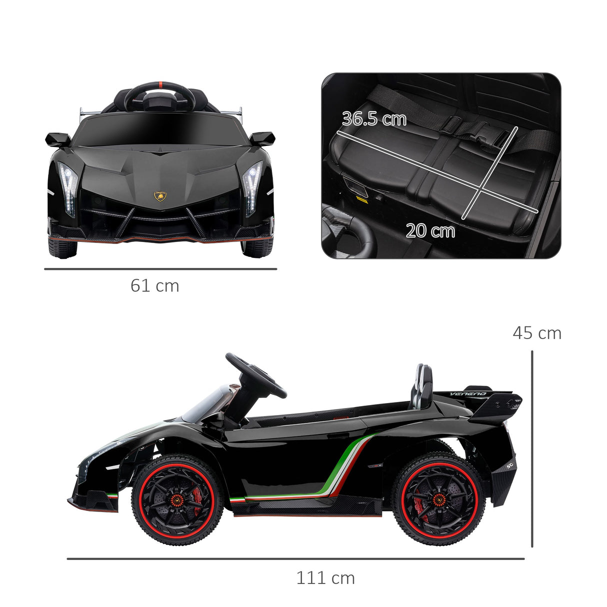 immagine-3-easycomfort-easycomfort-macchina-elettrica-per-bambini-lamborghini-veneno-12v-con-telecomando-eta-3-6-anni-nero