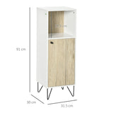 immagine-3-easycomfort-easycomfort-mobile-bagno-con-ripiano-aperto-e-armadietto-con-anta-in-legno-31-5x30x91cm-quercia-e-bianco