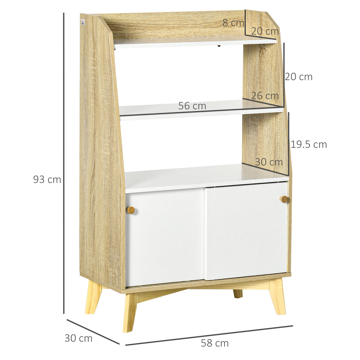 immagine-3-easycomfort-easycomfort-mobile-da-salotto-con-scaffale-aperto-a-2-livelli-e-armadietto-a-2-ante-in-truciolato-e-legno-di-pino-58x30x93-cm