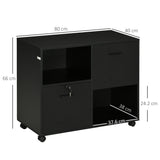 immagine-3-easycomfort-easycomfort-mobile-da-ufficio-con-2-cassetti-porta-documenti-e-ripiani-ruote-con-blocco-80x40x66cm-nero