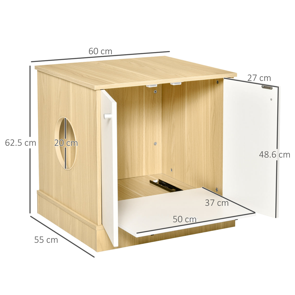 immagine-3-easycomfort-easycomfort-mobile-lettiera-per-gatti-con-2-ante-e-ripiano-interno-estraibile-in-legno-60x55x62-5cm-legnobianco