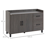 immagine-3-easycomfort-easycomfort-mobile-multiuso-in-legno-con-armadietto-2-ante-e-cassetti-120x40x80cm-grigio