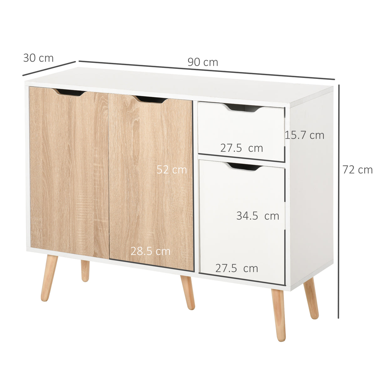 immagine-3-easycomfort-easycomfort-mobile-multiuso-in-legno-con-cassetto-e-armadietti-in-stile-nordico-90x30x72cm