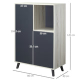 immagine-3-easycomfort-easycomfort-mobile-multiuso-moderno-in-legno-con-2-ante-e-vano-aperto-80x40x120cm-grigio-scuro