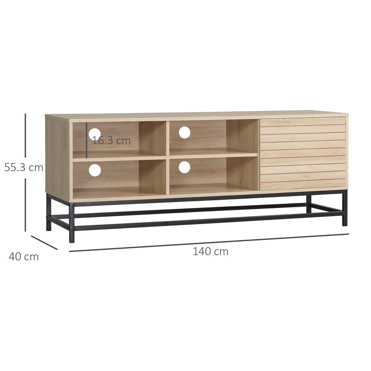 immagine-3-easycomfort-easycomfort-mobile-tv-moderno-per-tv-max-60-in-mdf-e-acciaio-con-4-ripiani-aperti-e-armadietto-a-2-livelli-140x40x55-3-cm