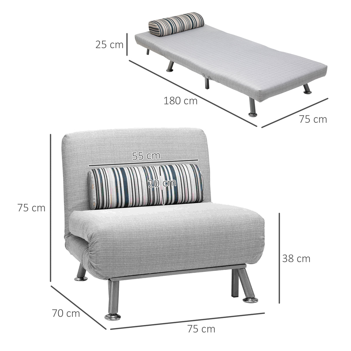 immagine-3-easycomfort-easycomfort-poltrona-letto-in-ferro-e-cotone-con-cuscino-a-righe-75-x-70-x-75cm-grigio-ean-8055776914640