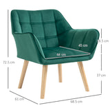 immagine-3-easycomfort-easycomfort-poltroncina-stile-nordico-in-legno-ed-effetto-velluto-verde-per-soggiorno-o-ufficio-64x62x72-5-cm