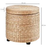 immagine-3-easycomfort-easycomfort-pouf-contenitore-rotondo-stile-boho-con-rivestimento-naturale-tavolino-da-salotto-43x43cm-kaki