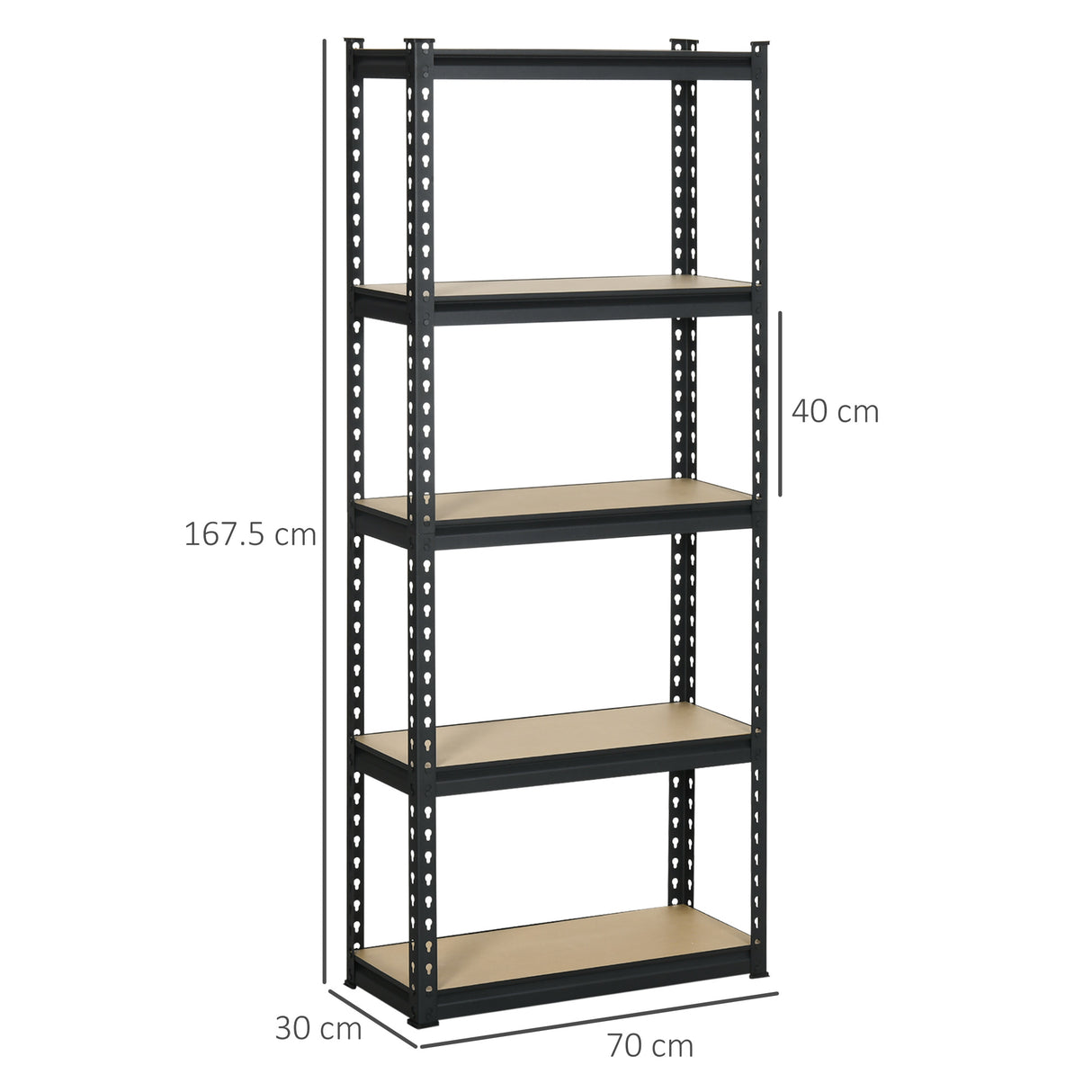 immagine-3-easycomfort-easycomfort-scaffalatura-industriale-a-5-livelli-set-2-pezzi-in-mdf-e-acciaio-con-ripiani-aperti-e-regolabili-70x30x167-5-cm