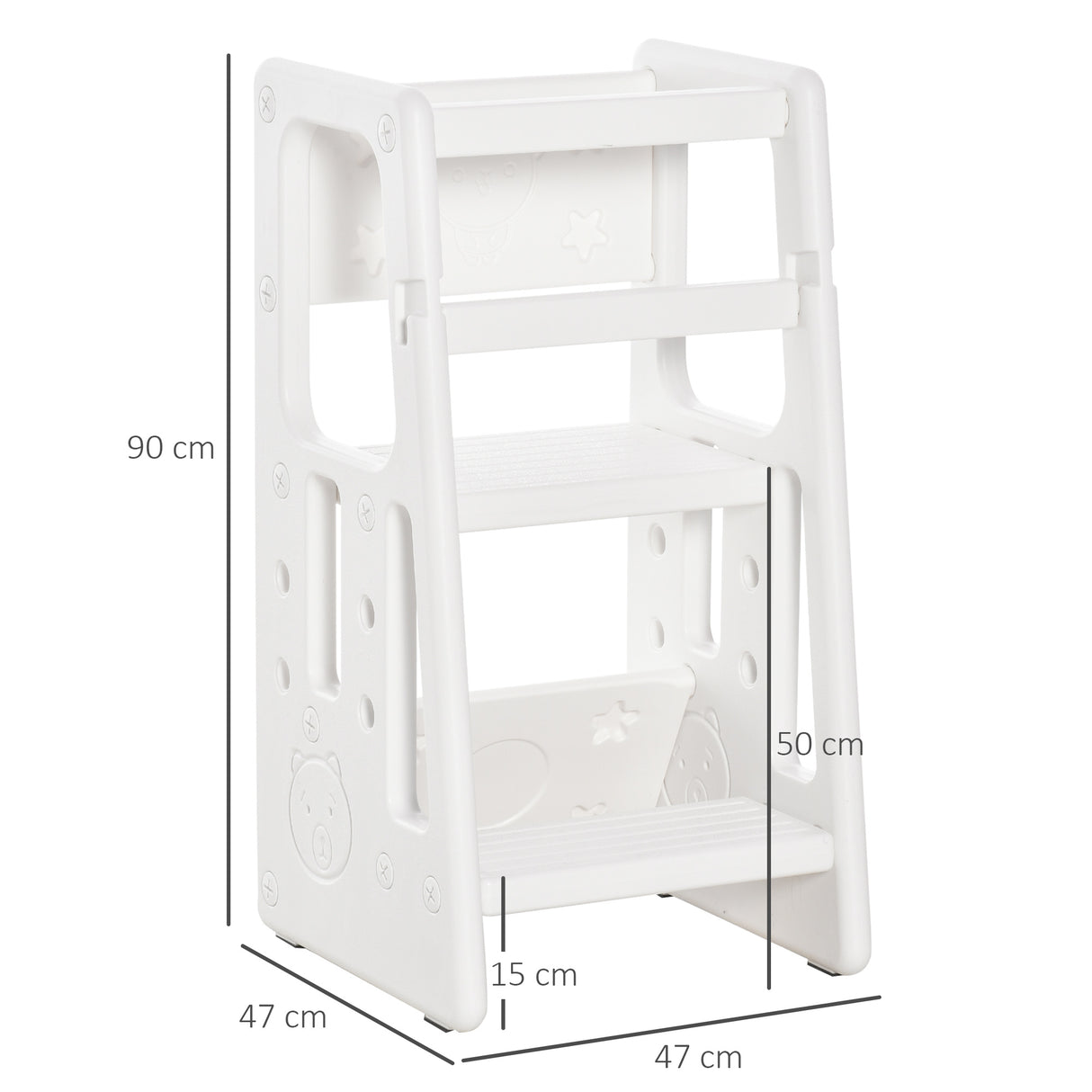 immagine-3-easycomfort-easycomfort-scaletta-per-bambini-torre-montessoriana-altezza-regolabile-3-livelli-hdpe-inodore-47x47x90cm-bianco