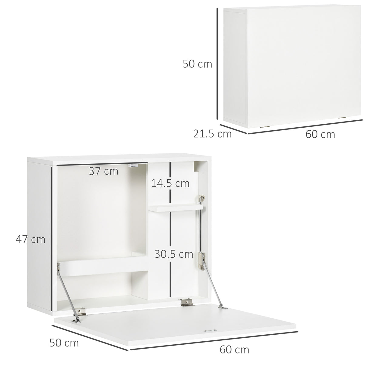 immagine-3-easycomfort-easycomfort-scrivania-a-muro-pieghevole-e-salvaspazio-con-ripiani-per-casa-e-ufficio-in-truciolato-e-mdf-60x21-5x50-cm-bianco