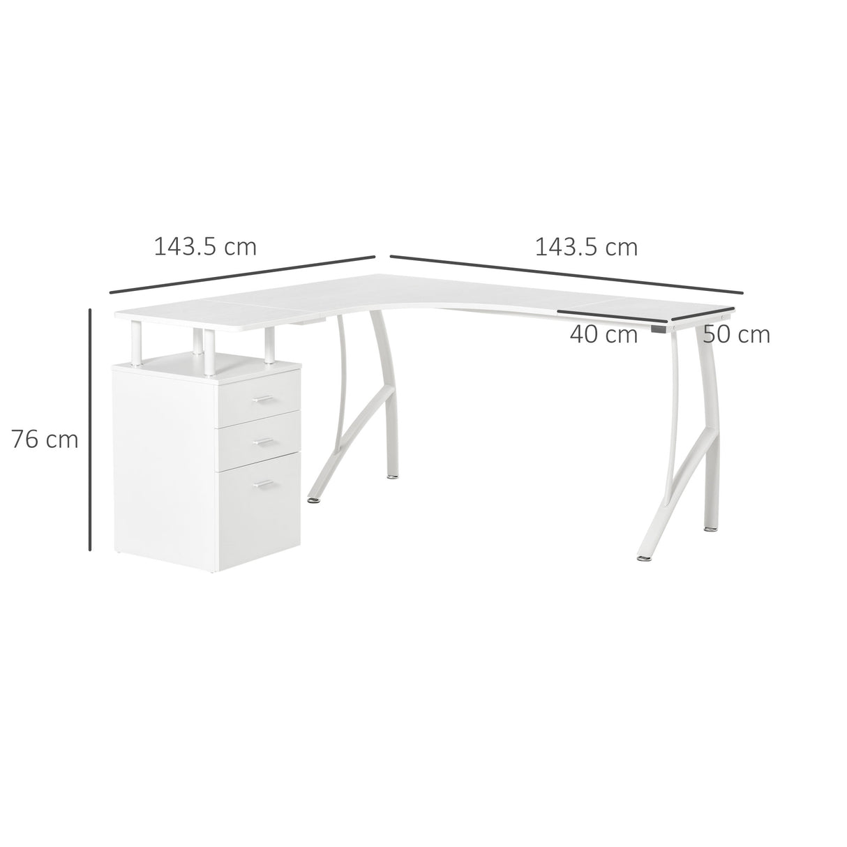 immagine-3-easycomfort-easycomfort-scrivania-angolare-con-cassettiera-scrivania-ufficio-porta-pc-in-legno-e-metallo-bianco-143-5x143-5x76cm