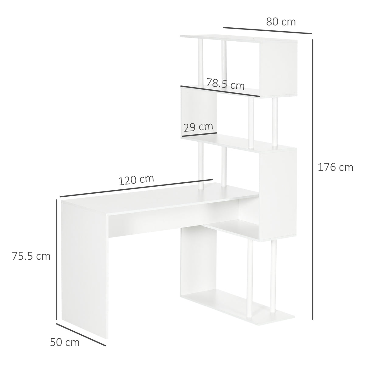 immagine-3-easycomfort-easycomfort-scrivania-angolare-moderna-in-truciolato-per-ufficio-e-studio-con-ripiano-a-4-livelli-120x80x176-cm-bianco