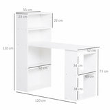 immagine-3-easycomfort-easycomfort-scrivania-computer-con-libreria-salvaspazio-tavolo-da-pranzo-per-ufficio-e-studio-120x55x120-cm-bianco-ean-8054144130781