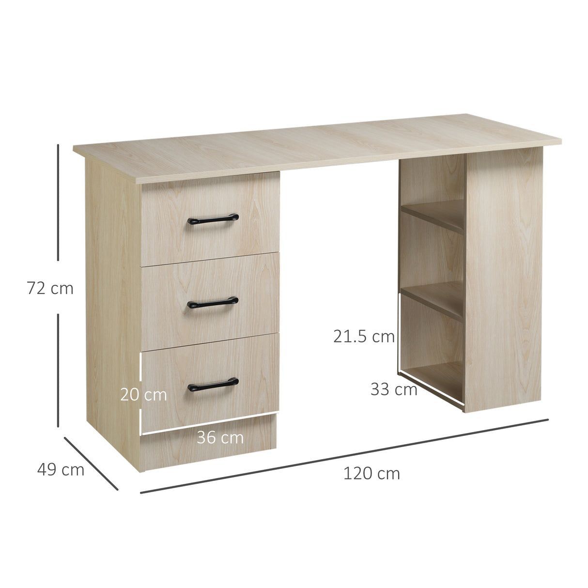 immagine-3-easycomfort-easycomfort-scrivania-pc-moderna-per-camera-con-3-cassetti-e-3-scaffali-in-legno-per-casa-e-ufficio-120x49x72cm