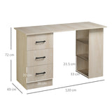 immagine-3-easycomfort-easycomfort-scrivania-pc-moderna-per-camera-con-3-cassetti-e-3-scaffali-in-legno-per-casa-e-ufficio-120x49x72cm