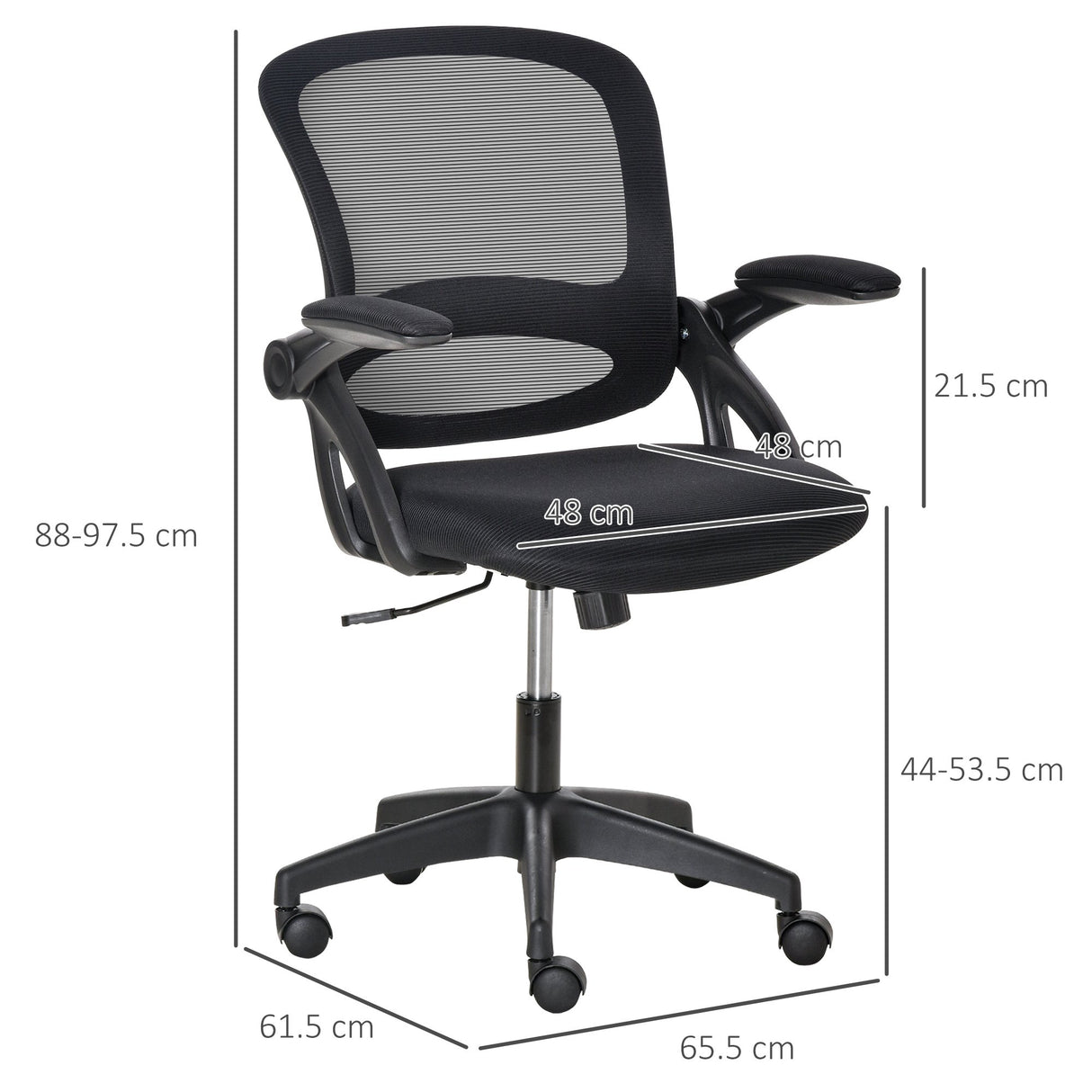 immagine-3-easycomfort-easycomfort-sedia-da-ufficio-ergonomica-con-schienale-a-rete-e-seduta-imbottita-altezza-regolabile-65-5x61-5x88-97-5cm-nero