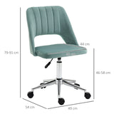 immagine-3-easycomfort-easycomfort-sedia-da-ufficio-ergonomica-e-girevole-sedia-imbottita-per-scrivania-con-altezza-regolabile-verde-petrolio-49x54x79-91cm