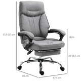 immagine-3-easycomfort-easycomfort-sedia-da-ufficio-ergonomica-girevole-sedia-da-scrivania-con-rotelle-poggiapiedi-retrattile-e-reclinabile-135-altezza-regolabile-grigio