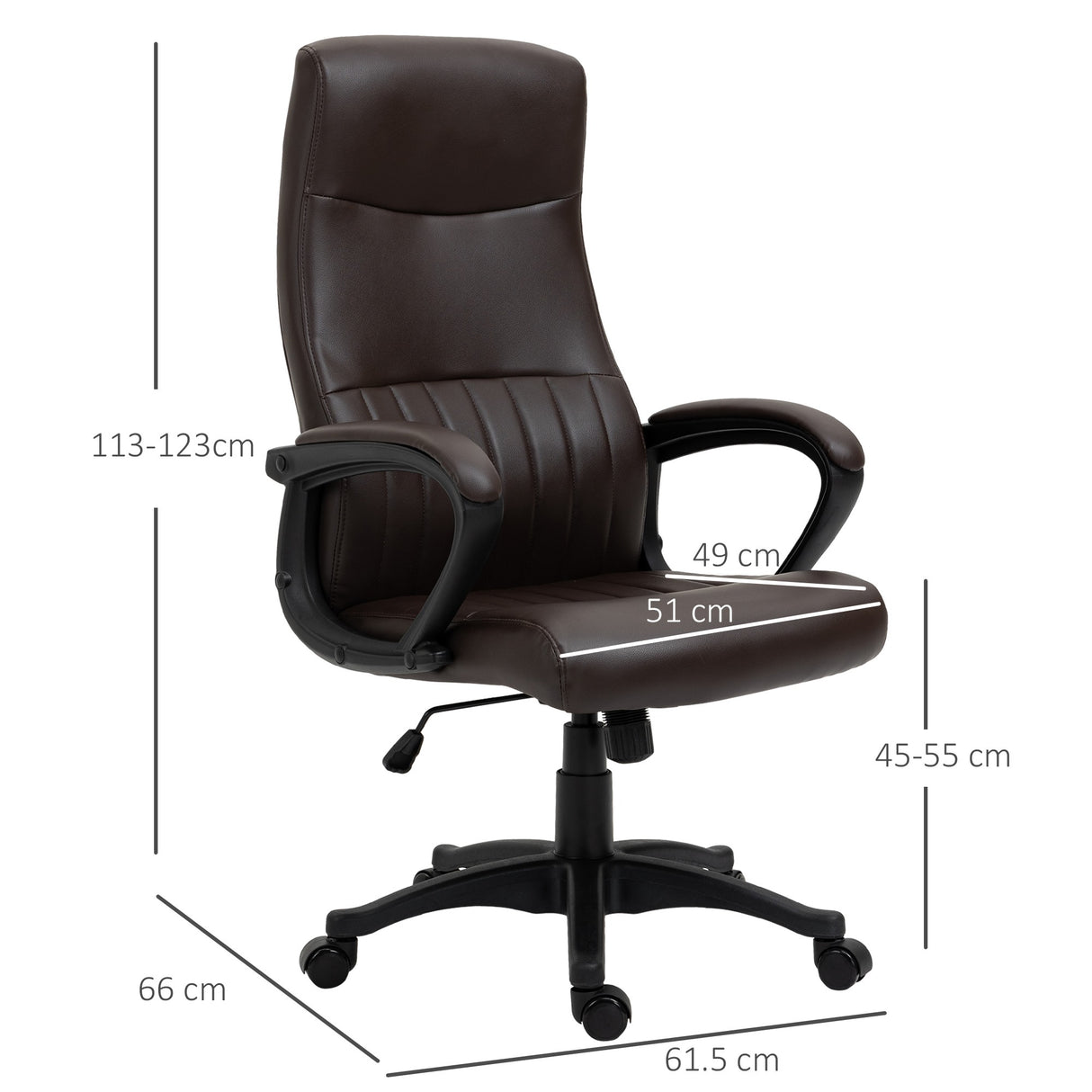 immagine-3-easycomfort-easycomfort-sedia-da-ufficio-ergonomica-sedia-girevole-con-schienale-alto-e-dondolo-altezza-regolabile-e-ruote-61-5x66x113-123cm-marrone