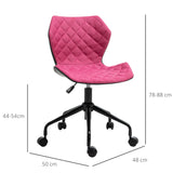 immagine-3-easycomfort-easycomfort-sedia-da-ufficio-girevole-con-altezza-regolabile-e-ruote-in-nylon-rosa