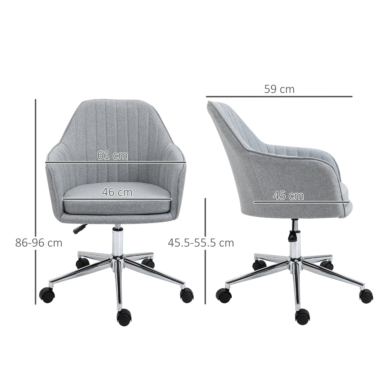 immagine-3-easycomfort-easycomfort-sedia-da-ufficio-in-tessuto-con-seduta-girevole-e-altezza-regolabile-grigio-chiaro