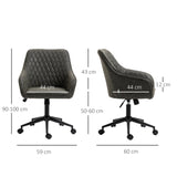 immagine-3-easycomfort-easycomfort-sedia-da-ufficio-reclinabile-con-altezza-regolabile-in-pelle-pu-gommapiuma-e-acciaio-59x60x90-100-cm-grigia