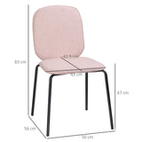 immagine-3-easycomfort-easycomfort-set-di-2-sedie-da-pranzo-in-tessuto-imbottite-e-impilabili-con-gambe-in-acciaio-rosa