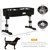 immagine-3-easycomfort-easycomfort-set-di-ciotole-rialzate-per-cani-in-acciaio-con-altezza-regolabile-su-4-livelli-nero