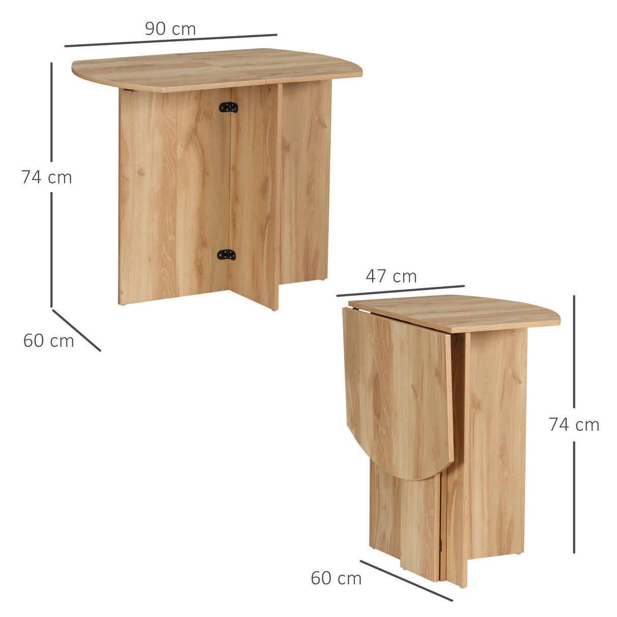 immagine-3-easycomfort-easycomfort-tavolo-da-pranzo-pieghevole-salvaspazio-in-legno-90x60x74cm-quercia