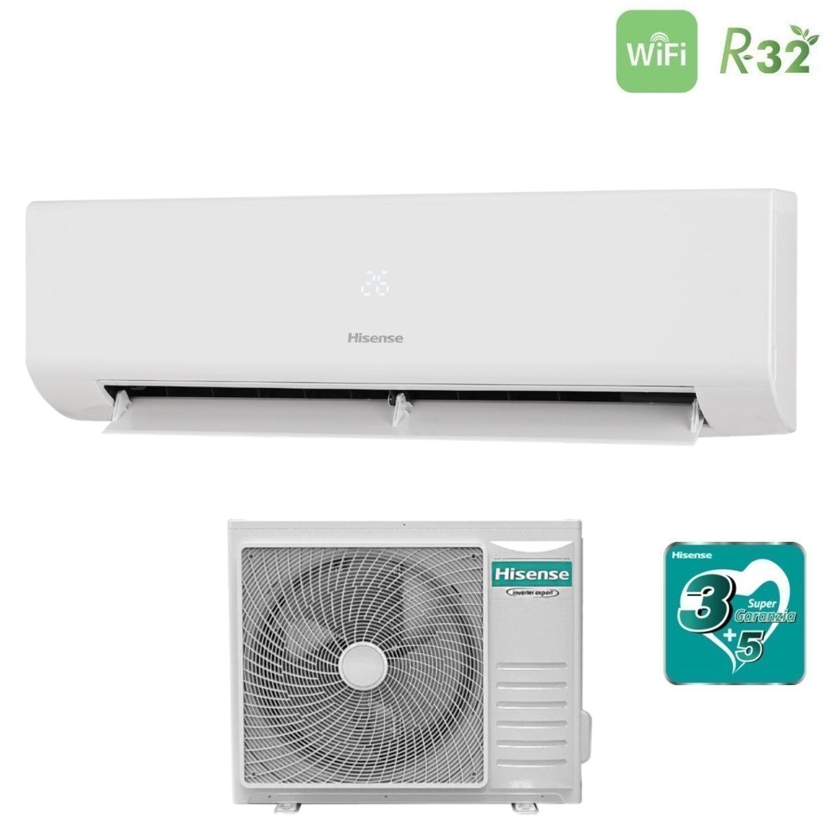 immagine-3-hisense-climatizzatore-condizionatore-hisense-inverter-serie-energy-ultra-12000-btu-ke35xr01g-r-32-wi-fi-integrato