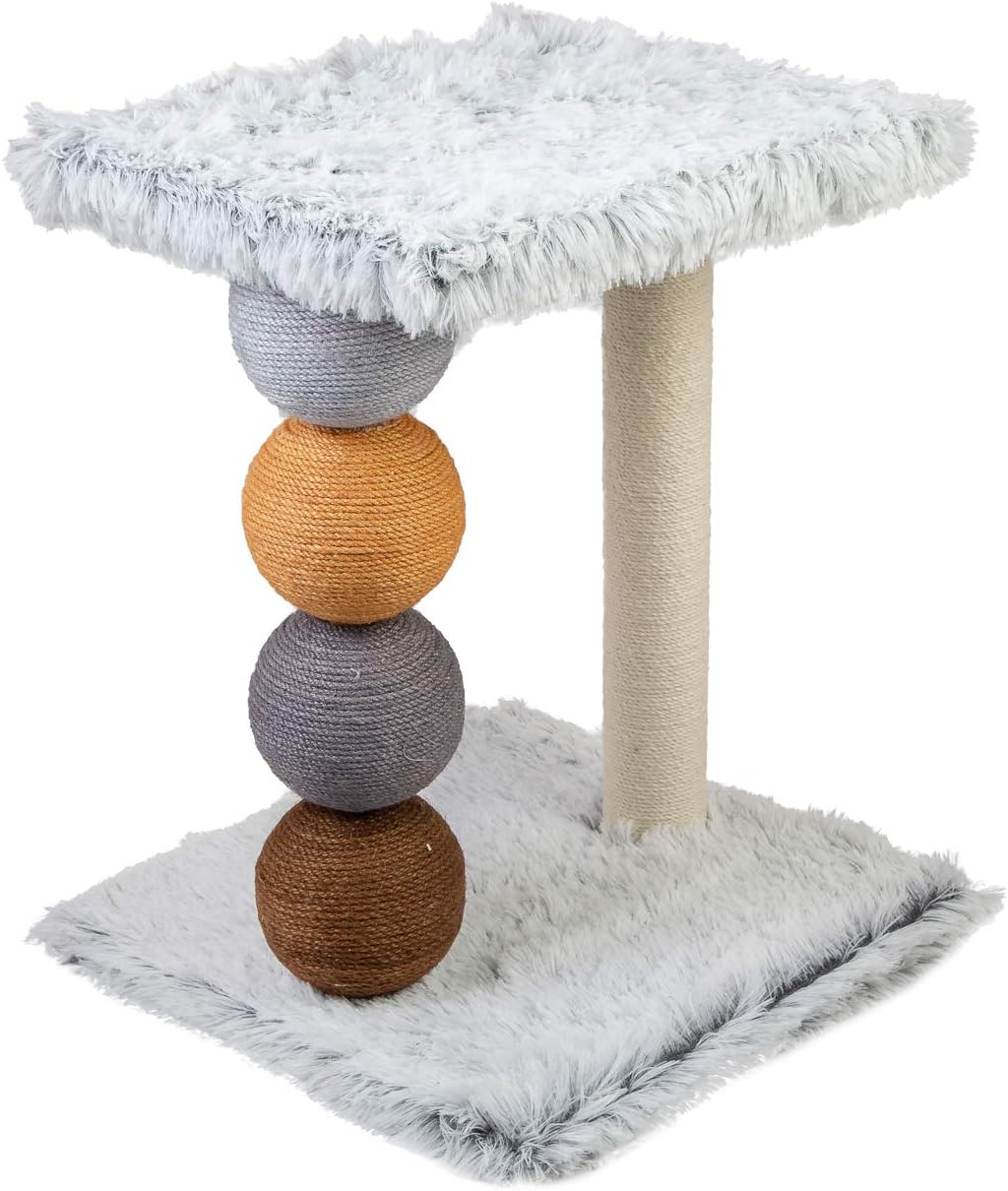 immagine-3-le-stelle-tiragraffi-per-gatti-bianco-rivestimento-peluche-con-palle-colorate-e-palo-in-sisal-52x40x40-cm-ean-8024299800211