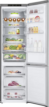 lg frigorifero combinato lg gbb72nsvcn1 384 litri classe c a203xl595xp675 total no frost inox ean 8806091825261